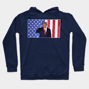 Trump - American Flag Hoodie